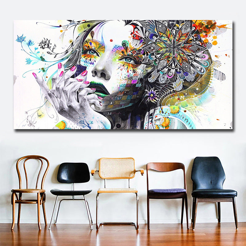 Art Girl Canvas Print - Custom Factory Design