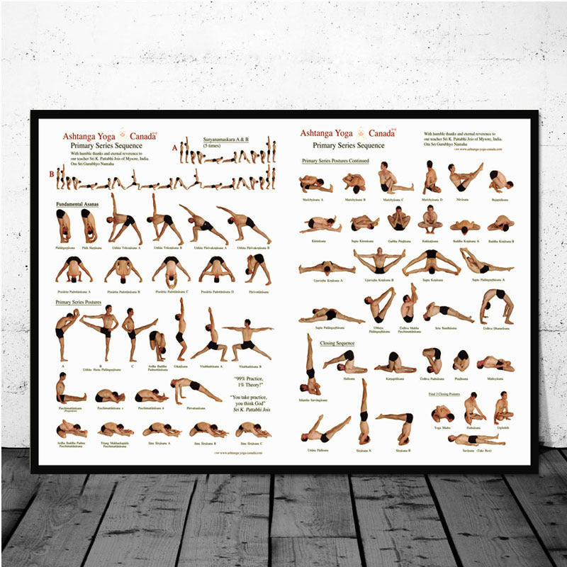 Modern Yoga Canvas Print with Custom HD Design