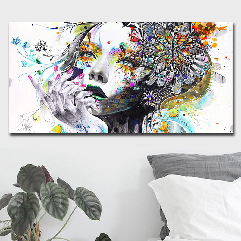 Art Girl Canvas Print - Custom Factory Design