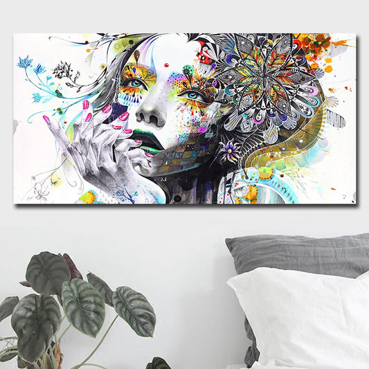 Art Girl Canvas Print - Custom Factory Design