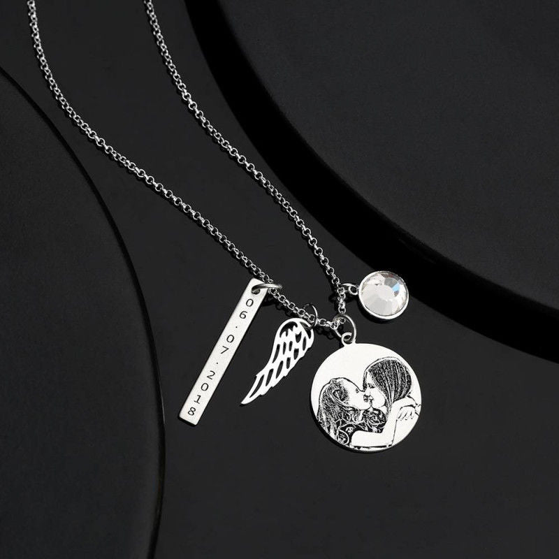 Personalized Custom Photo Necklace