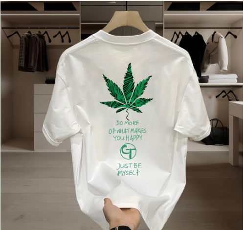 Creative Digital Print T-Shirt - Custom Design Available