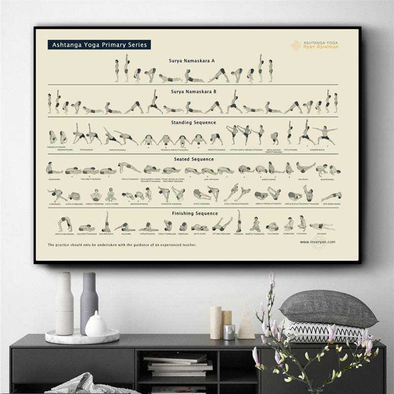 Modern Yoga Canvas Print with Custom HD Design