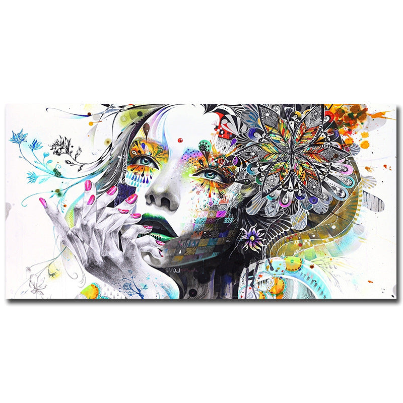 Art Girl Canvas Print - Custom Factory Design