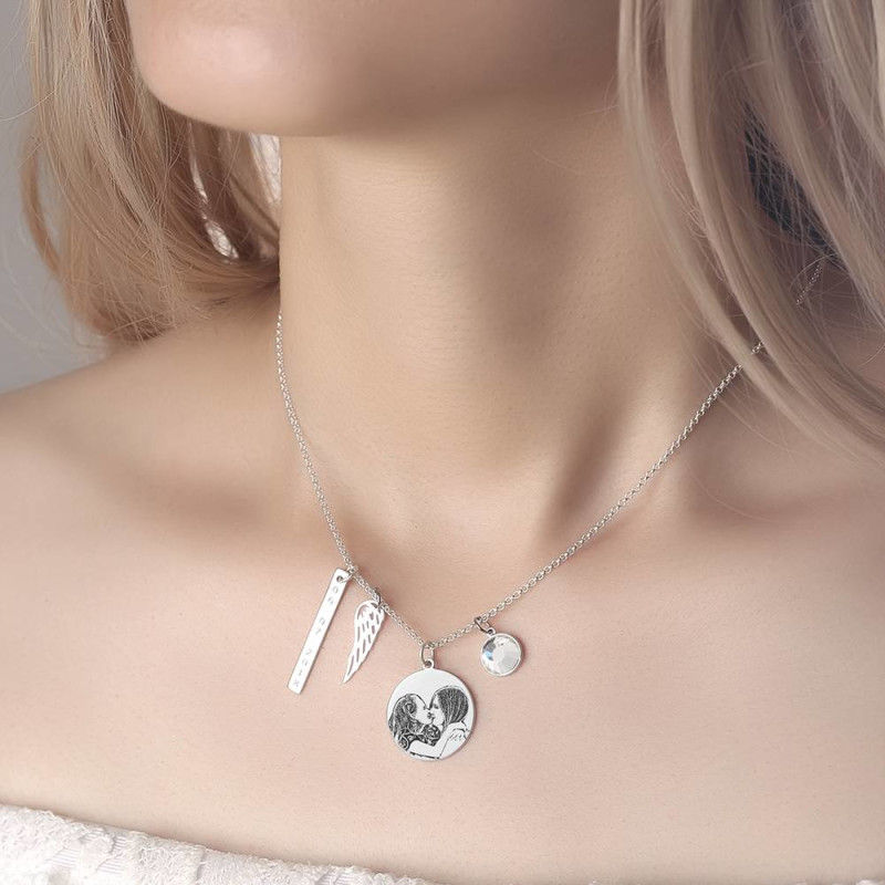 Personalized Custom Photo Necklace