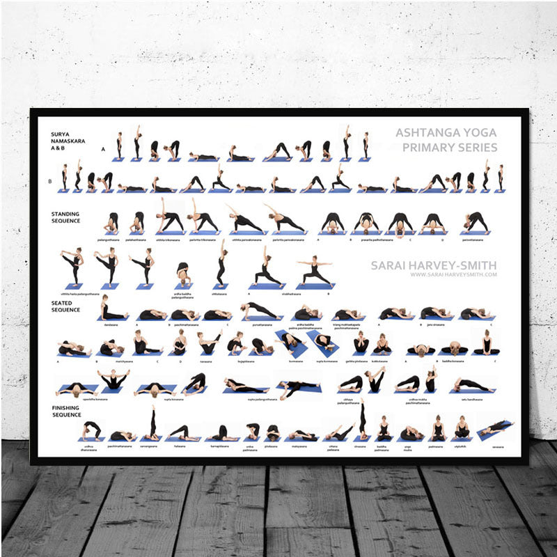 Modern Yoga Canvas Print with Custom HD Design