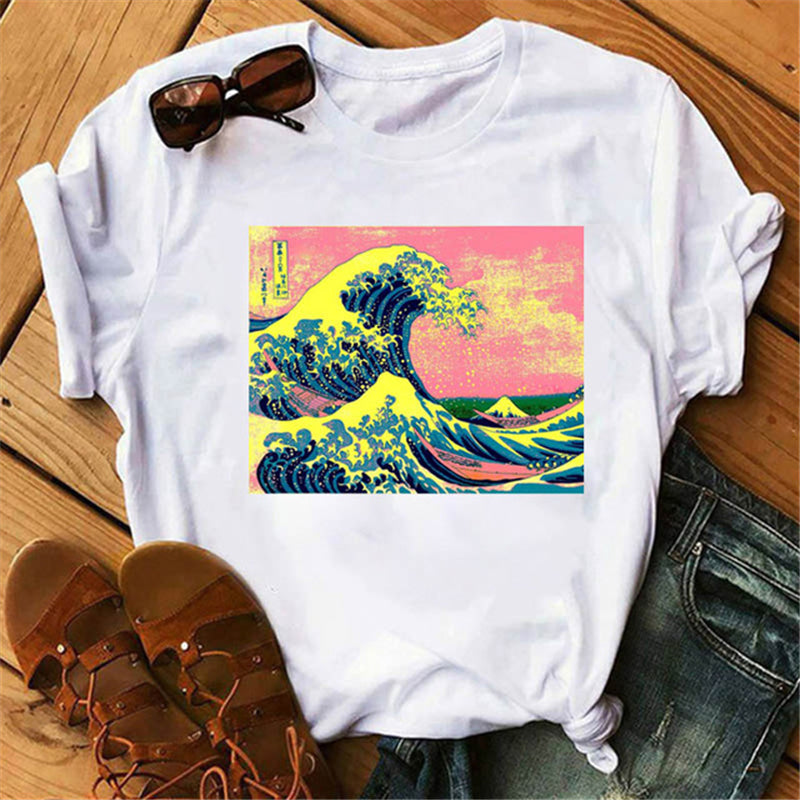 Custom Cotton Round Neck T-Shirt with Logo Print