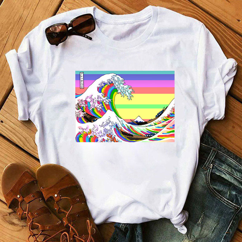 Custom Cotton Round Neck T-Shirt with Logo Print